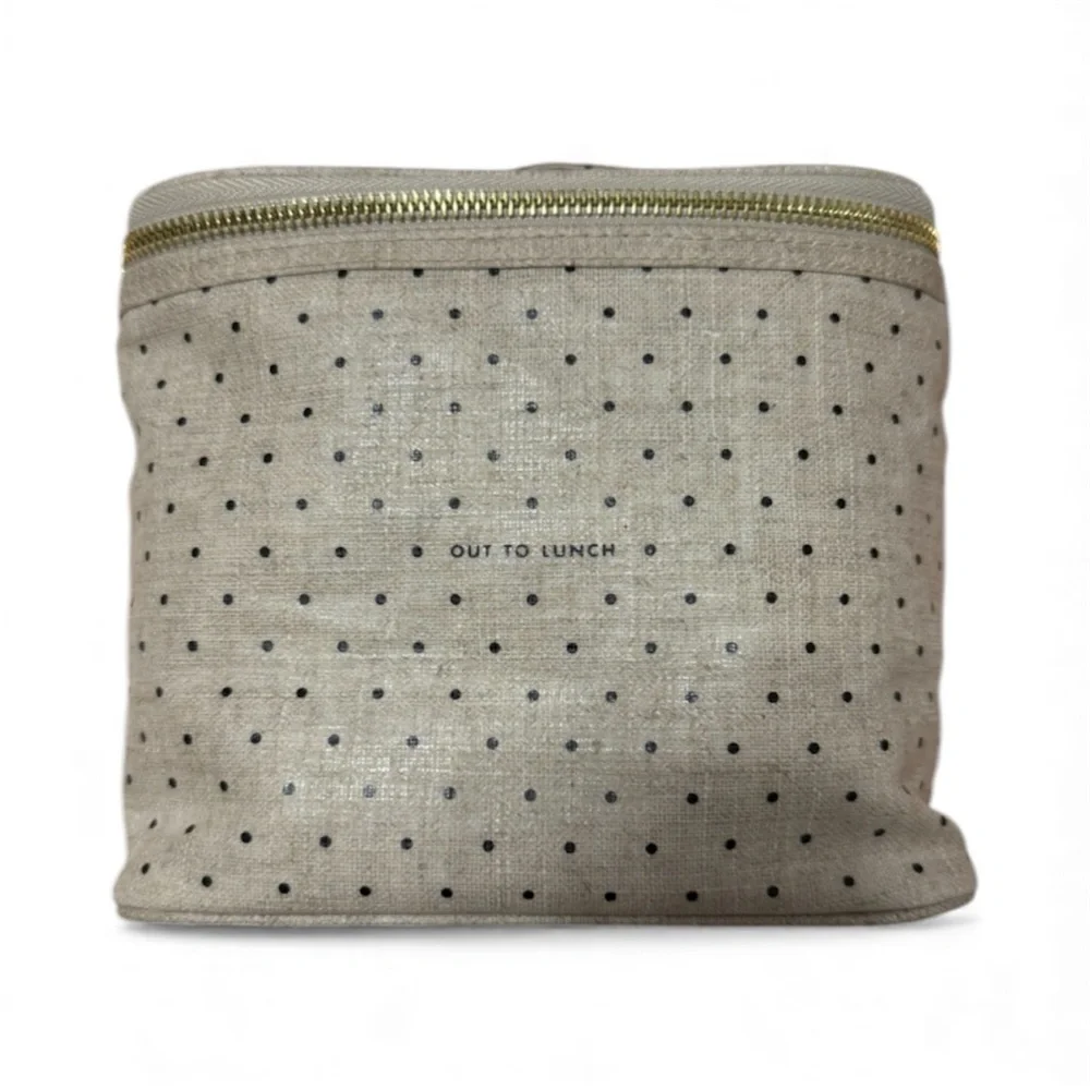 Kate Spade Cream is and Black Polka Dot Bag